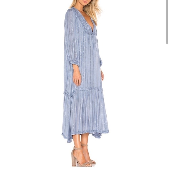 Sundress Maria Dress in Roma Powder Blue - Picture 3 of 9